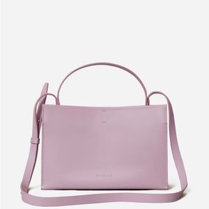 Everlane Lunchbox Bag in Lilac - Italian Leather Crossbody